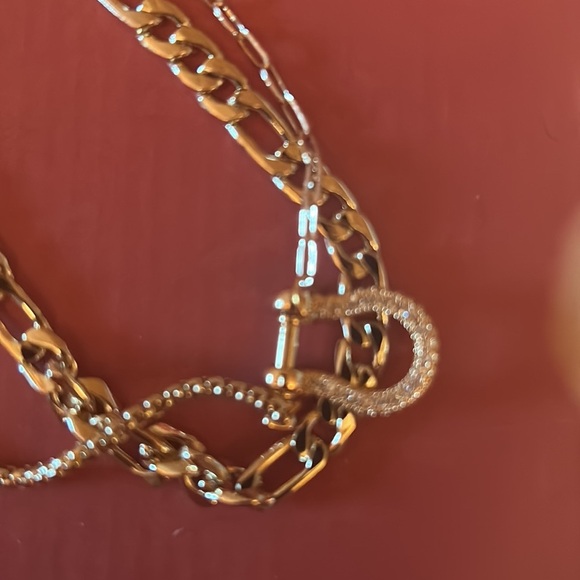 New Treasure jewels horseshoe necklace multi layer - Picture 2 of 6